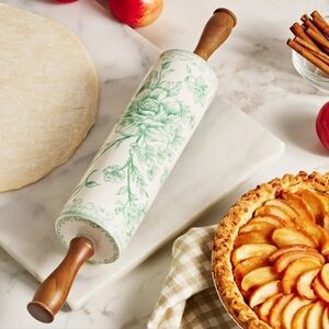 The Pioneer Woman Agatha Green Floral Rolling Pin